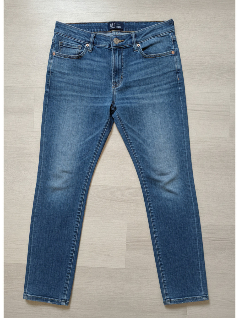 Gap Women's Blue Denim Legging Skimmer Jeans Size 14/32R